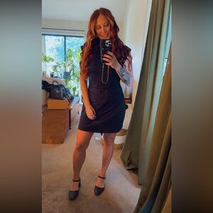 Abercrombie & Fitch-  Black Sleeveless Dress